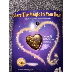 Walt Disney World Gold‎ Heart Pin